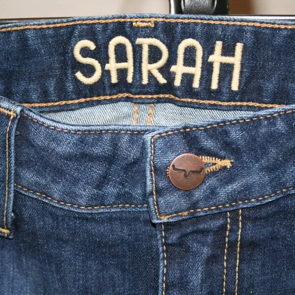 Kimes Ranch Sarah Jeans Blue High Rise Bootcut Size 8/36 NWT - Picture 11 of 13